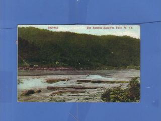 1910 Minden WV Famous Kanawha Falls Real Photo Postcard