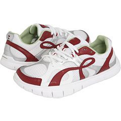Kalso Earth Womens Glide Microfiber Vegan Sneakers Silver Rosso Red