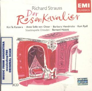 Strauss Der Rosenkavalier 3 CD Set Kiri TE Kanawa