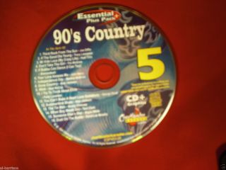 Karaoke Chartbuster CD G 90s Country Vol 5 ESP453 5