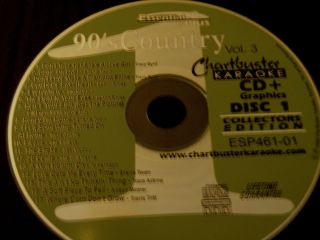 Chartbuster Karaoke ESP461 01 Only 1 Disk not The Set
