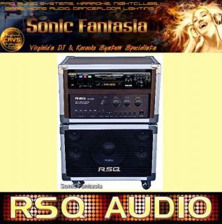 RSQ Audio Jbox Portable Karaoke Machine NEO22 Player 300 Watt PA