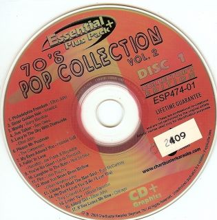 209 Karaoke CDG Chartbuster 70s Pop
