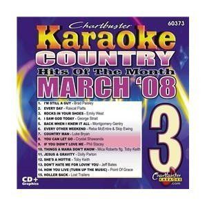 Chartbuster Karaoke Country Hits March 2008 CB60373