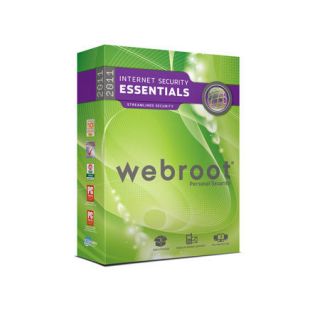 Webroot Internet Security Essentials 2011 3 User PC