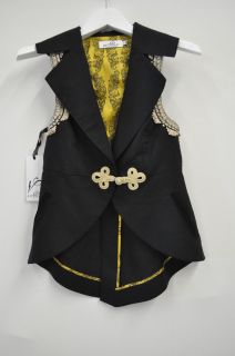 Kat Von D Los Angeles Starboard Vest Leather Size s $379 00 BNWT