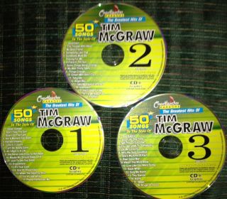 Chartbuster Karaoke Tim McGraw 50 Great Karaoke Songs CD G New