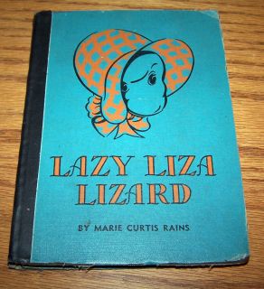 RARE Lazy Liza Lizard by Marie Curtis Rains Super Hard to Find
