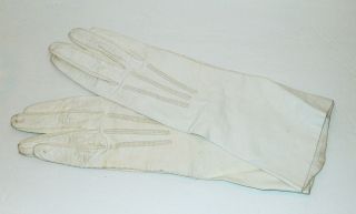 Wardrobe Props Louise Tates White Leather Gloves Kasey Rogers