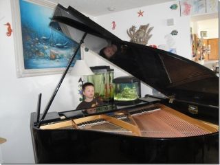 Kawai Baby Grand w Custom Made Piano Cover