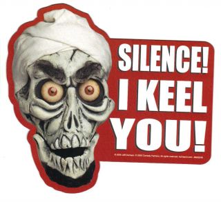 Jeff Dunham Achmed Silence I Keel You Car Magnet