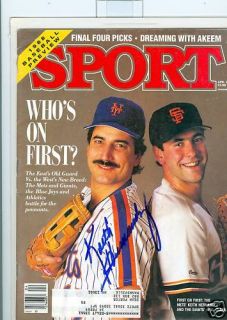 Keith Hernandez Mets Signed 1988 Sport Magazine