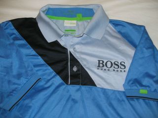 Hugo Boss Golf Shirt Martin Kaymer 3 Button Polo Nanotex Coolest