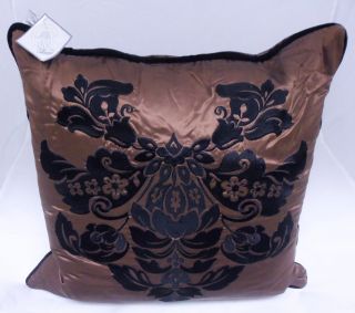 Waterford Keegan Kendrick 18 Square Decorative Pillow Cognac Adobe