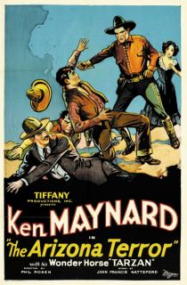 Arizona Terror Ken Maynard Vintage Movie Poster Print