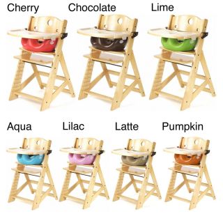 Product Description: This wooden high chair from Keekaroo grows with
