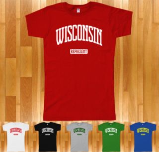 Wisconsin REPRESENT T Shirt Milwaukee Madison Badgers Packers Green