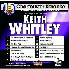Chartbuster Karaoke CDG90098 Keith Whitley