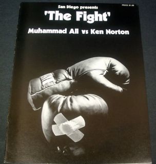 Program from Muhammad Ali vs Ken Norton March 1973