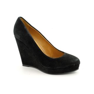 Kelsi Dagger Danelle Womens Size 8 Black Regular Suede Wedges Shoes