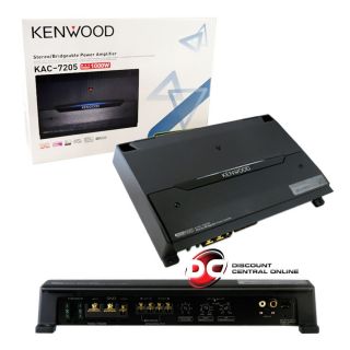 Kenwood KAC 7205 2 Channel Car Audio Amplifier 500W RMS 011596270104