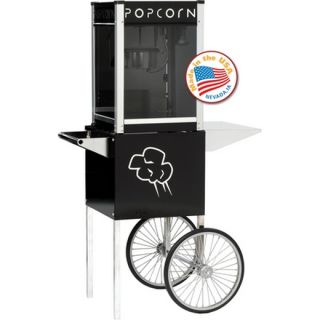 Popcorn Machine Pop Corn Maker Paragon 4 oz Kettle Popper w Cart Stand