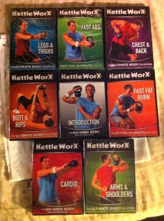 Kettleworx The Ultimate Body Collection 8 DVDs New SEALED