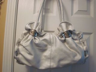 Charming Charlie Pearl White Handbag