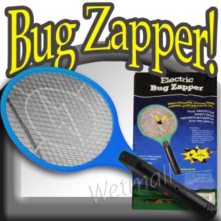 Handheld Electronic Bug Zapper Tennis Racket Insect Fly swatter Asst