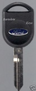 Transponder Key Blank for 2005 2006 2007 2008 2009 2010 Ford Mustang