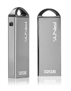 PNY Technologies 64GB Metal Attache USB 2 0 Flash Drive
