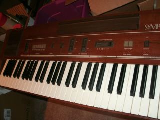 Vintage 82 Korg Keyboard Piano Symphonic Korg Piano Wood Grain