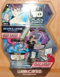 Ben 10 Alien Force Kevin E Levin Web Cardz Cards New