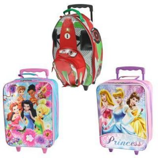 Disney 15” Rolling Suitcase Kids Carry on Luggage Wheels Cars