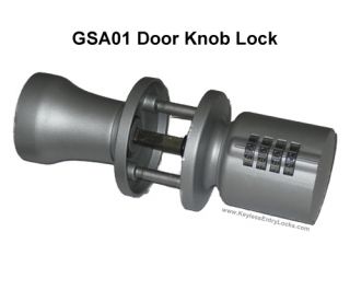 GSA01 Keyless Combination Door Knob Lock Numeric Dial