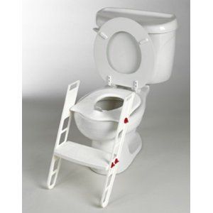 Children Toilet Trainer Potty Seat Step Ladder Folding