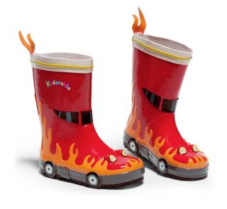 Kidorable Childrens Fireman Rain Boots New
