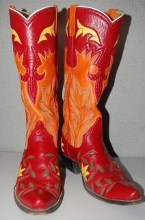 Kimmel Custom Womens Cowboy Boots Size 9 Vintage Style