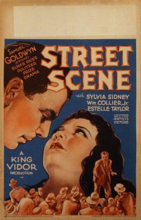 Street Scene 31 Sylvia Sidney Dir King Vidor Wcard