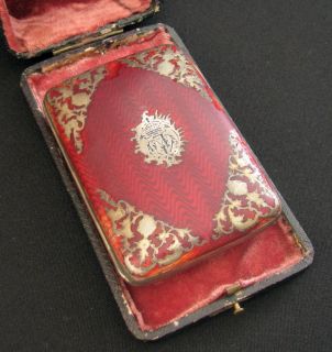Silver Enamel Award Cigarette Case Tsar King Ferdinand I »