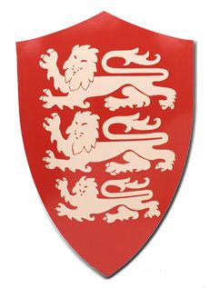 Medieval Shield King Richard Lionheart Armor Decor