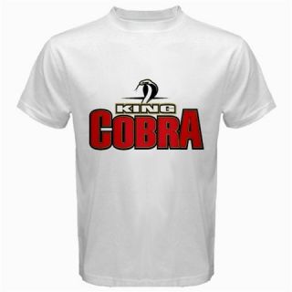 King Cobra Malt Liquor Beer  Logo New White T Shirt