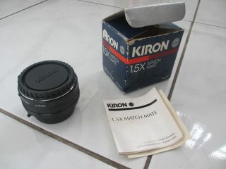 Kiron Len 1 5 Match Mate Continuous Focusing for Minota Camera