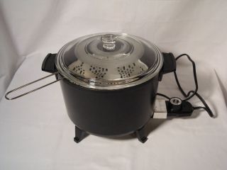 Presto Kitchen Kettle Pot Multi Cooker Deep Fryer Model 06000 04