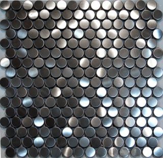 Stainless Steel Mosaic Tile Backsplash Kitchen Spa Sink Wall