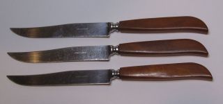 Kitchen Brown Steak Knife Stainless Steel Blades Made in Germany
