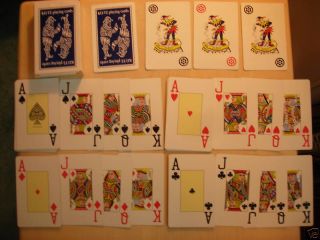 Klutz Big Faced Playing Cards Made in Belgium