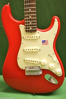 Fender USA Artist Mark Knopfler Stratocaster Strat Hot Rod Red