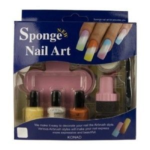 Konad Stamping Nail Art Sponge Kit  Yellow
