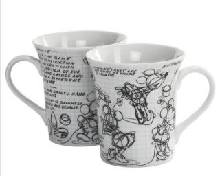 Porcelain Mugs Disney Theme by Konitz of Germany New Free SHIP